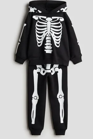 H&M 2-delt sweatshirtsæt med tryk