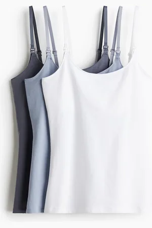 H&M MAMA 3-pak ammetop med smalle stropper