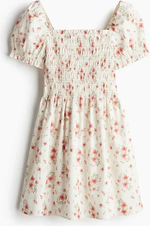 H&M Kjole i poplin med smock