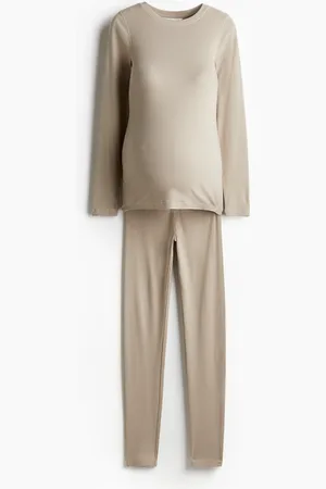 H&M MAMA 2-delt ribbet