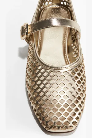 H&M Perforerede Mary Jane-ballerinasko
