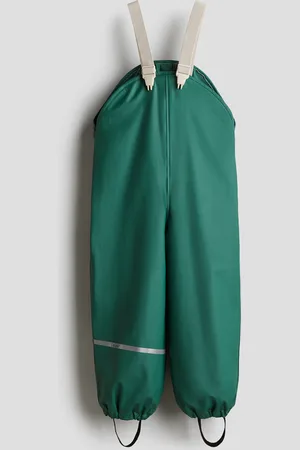 H&M Regnbukser - Ensfarvet, Med Fleece