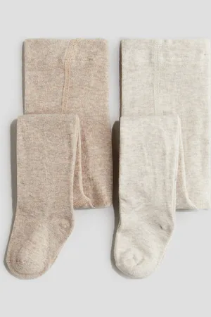 H&M 2-pak strømpebukser