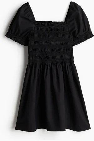 H&M Kjole i poplin med smock