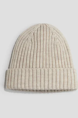 H&M Strikket beanie i uld