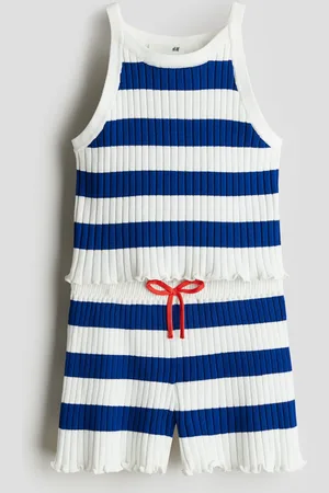 H&M 2-delt ribstrikket