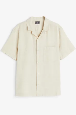 H&M Skjorte i hørblanding Regular Fit