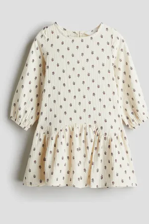 H&M Kjole i vævet bomuld
