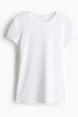 H&M Tætsiddende T-shirt