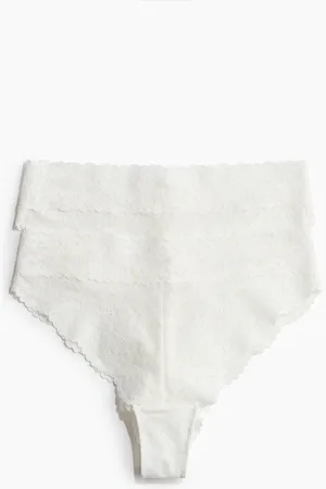 H&M 2-pack lace Brazilian briefs