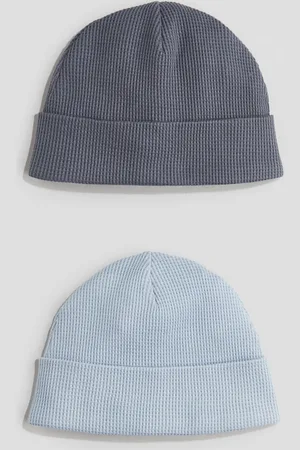 H&M 2-pak ribbet beanie