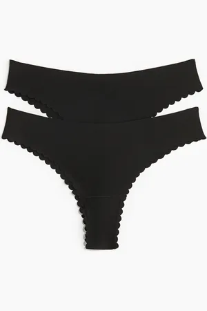 H&M 2-pak no show-trusser Brazilian