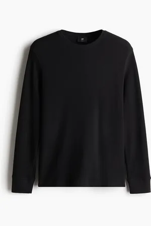 H&M Vaflet trøje i jersey Slim Fit