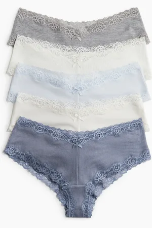 H&M 5-pak trusser Hipster i bomuld og blonde