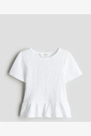 H&M Smocksyet peplumtop