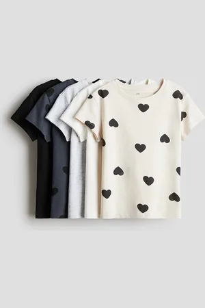 H&M 5-pak T-shirt i bomuld