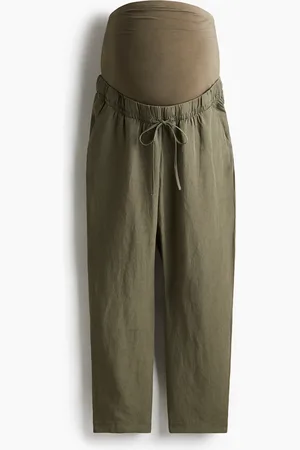 H&M MAMA Bukser i hørblanding