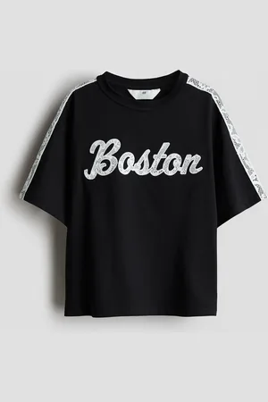 H&M T-shirt med tekstmotiv