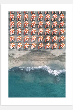 H&M Tuscany Beach Umbrellas Plakat