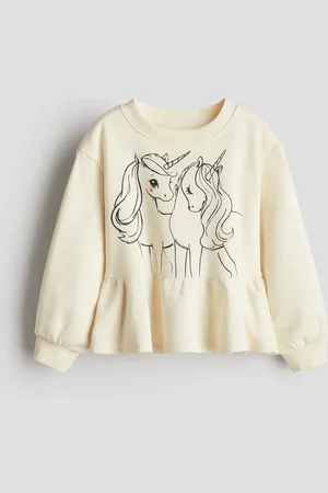 H&M Sweatshirt med peplum