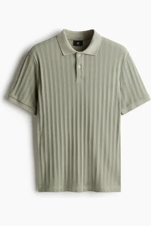 H&M Poloshirt i jersey med struktur Slim Fit