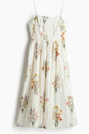 H&M Midi-kjole med smalle stropper