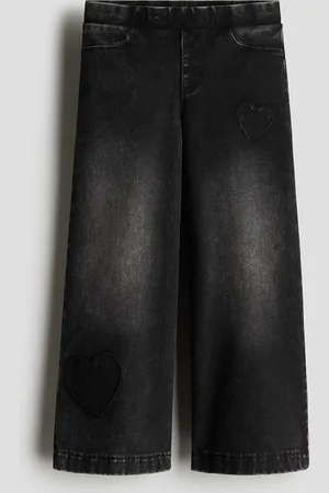 H&M Vide bukser med denimlook