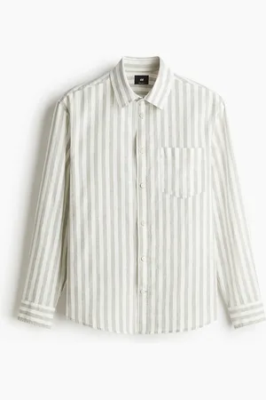 H&M Skjorte i hørblanding Regular Fit