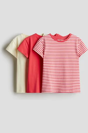 H&M 3-pak top i bomuld