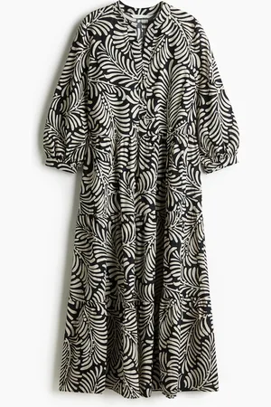 H&M Midi-kjole med etager