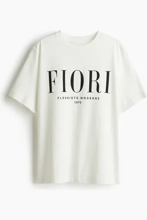 H&M T-shirt med tryk