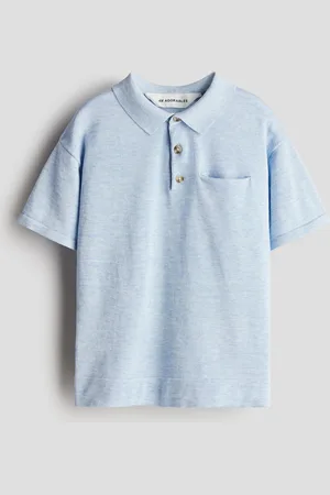 H&M Poloshirt i silkeblanding