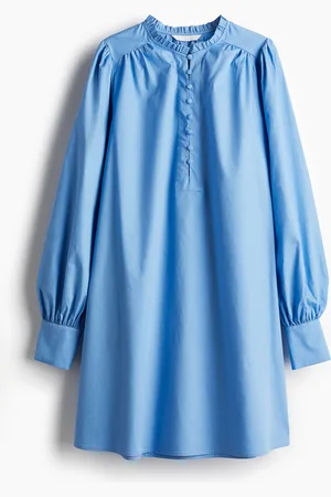 H&M Bomuldskjole i A-facon