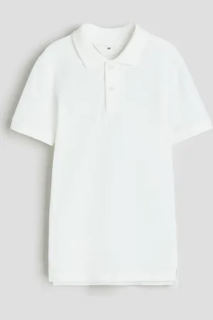 H&M Poloshirt i bomuldspiqué