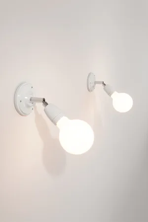 H&M Sæt Med To Porcelænsvæglamper Med Pære