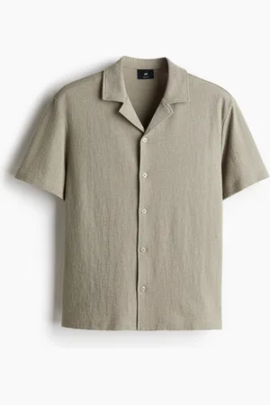 H&M Kortærmet skjorte i jersey Regular Fit
