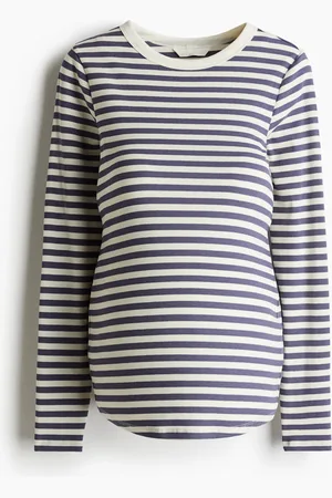 H&M MAMA Ribbet top i jersey