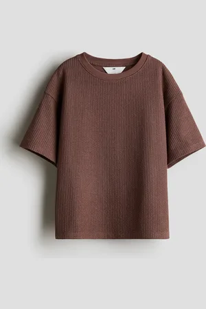 H&M Strukturstrikket T-shirt