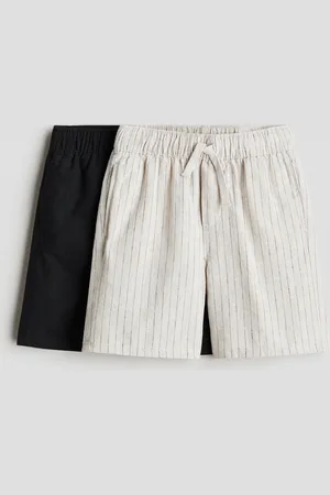 H&M 2-pak shorts i hørblanding