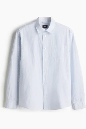 H&M Skjorte i poplin Regular Fit