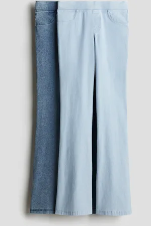 H&M 2-pak bukser med svaj i jersey