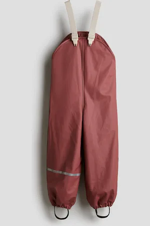 H&M Regnbukser - Ensfarvet, Med Fleece