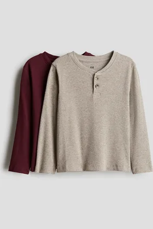 H&M 2-pak ribbet bedstefartrøje
