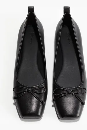 H&M Ballerinasko i læder