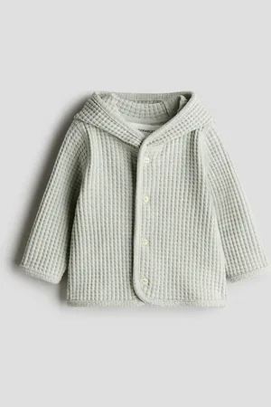 H&M Cardigan i vaflet bomuld
