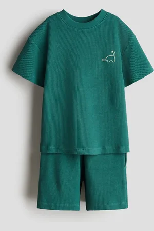 H&M 2-piece waffled cotton set