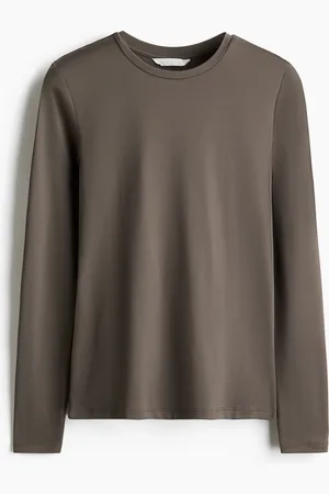 H&M Langærmet top i micro