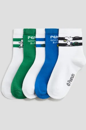 H&M 5-pak mønstrede strømper