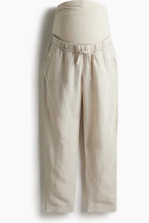 H&M MAMA Bukser i hørblanding