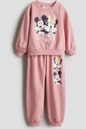 H&M 2-delt sweatshirtsæt med tryk